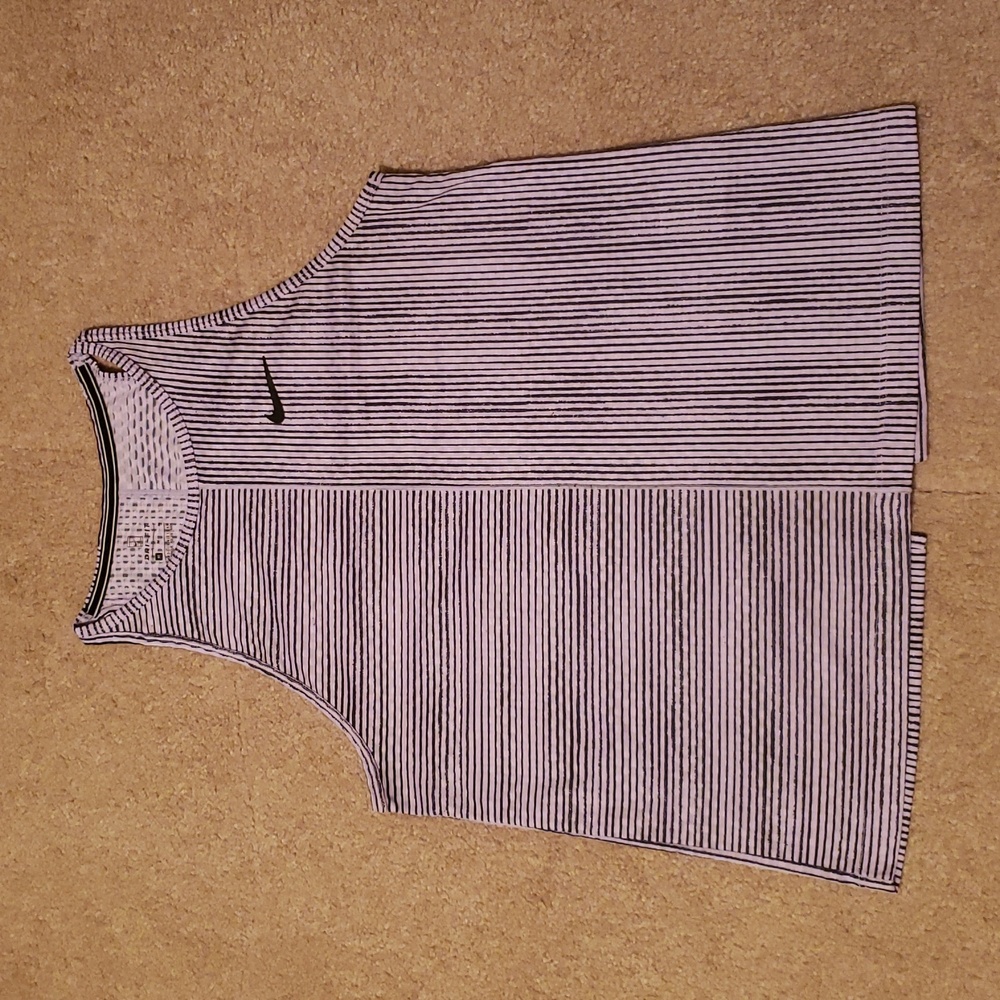 Nike Womens Purple Agate/Black Printed Tank